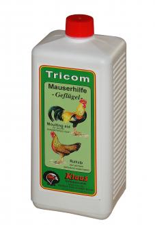 Klaus Tricom hulpmiddel bij de rui voor pluimvee (1 liter) 