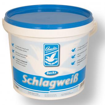 Backs Schlagwei (duivenhok-wit) (2,5 kg of 10 liter) 