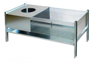 Kuikenopfokbox metaal 100 x 60 x 50 cm, voor ca. 50 kuikens 