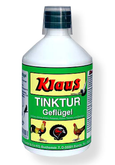 Klaus Tinktur voor pluimvee 1000 ml