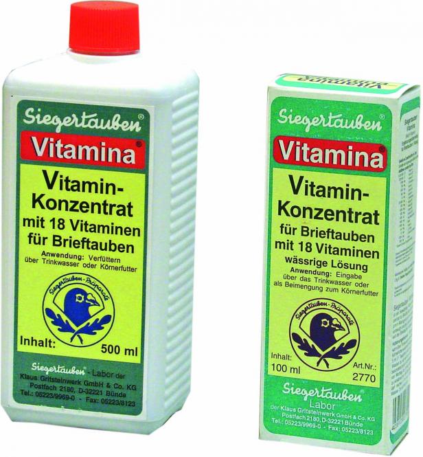 Klaus Siegertauben Vitamina (250, 500, 1000 ml) 