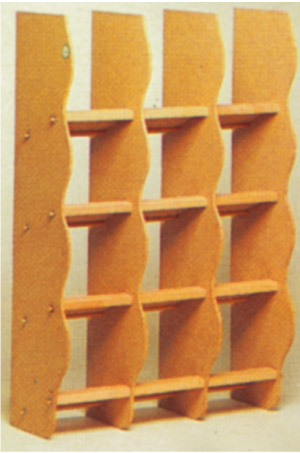 Duiven loketkast, leverbaar in 2 uitvoeringen en van 12-36 zitplaatsen 16 (4 hoog, 4 breed; 116x98cm) | 13 mm spaanplaat